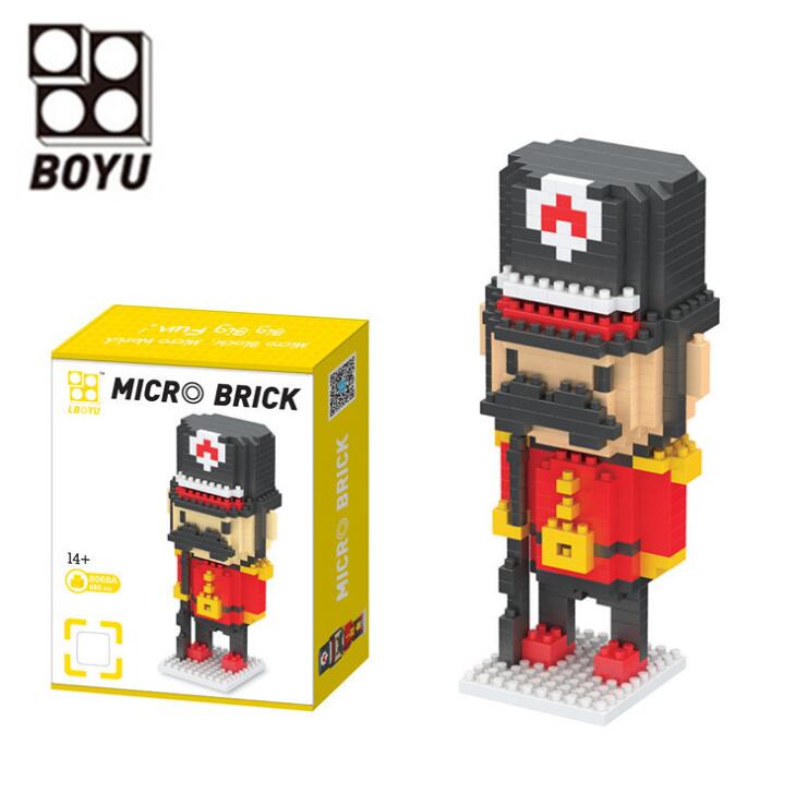 Micro Brick Nutcracker Soldiers for Screen-Free Fun