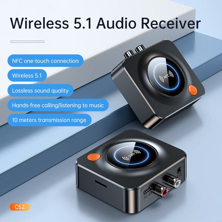 Bluetooth 5.1 Audio Receiver with NFC One-Touch Pairing