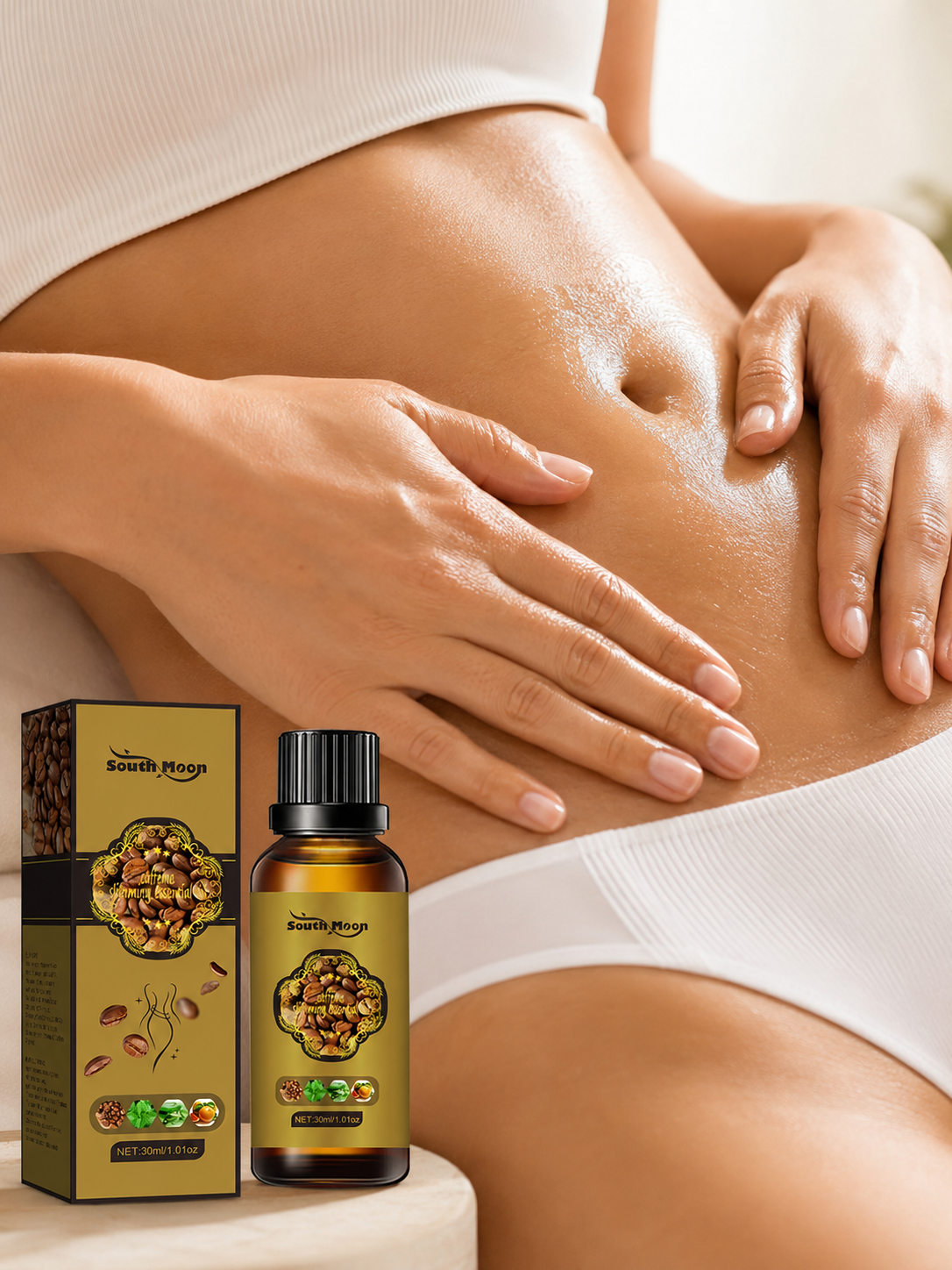 Caffeine Slimming Body Oil – Visibly Firmer, Sculpted Skin