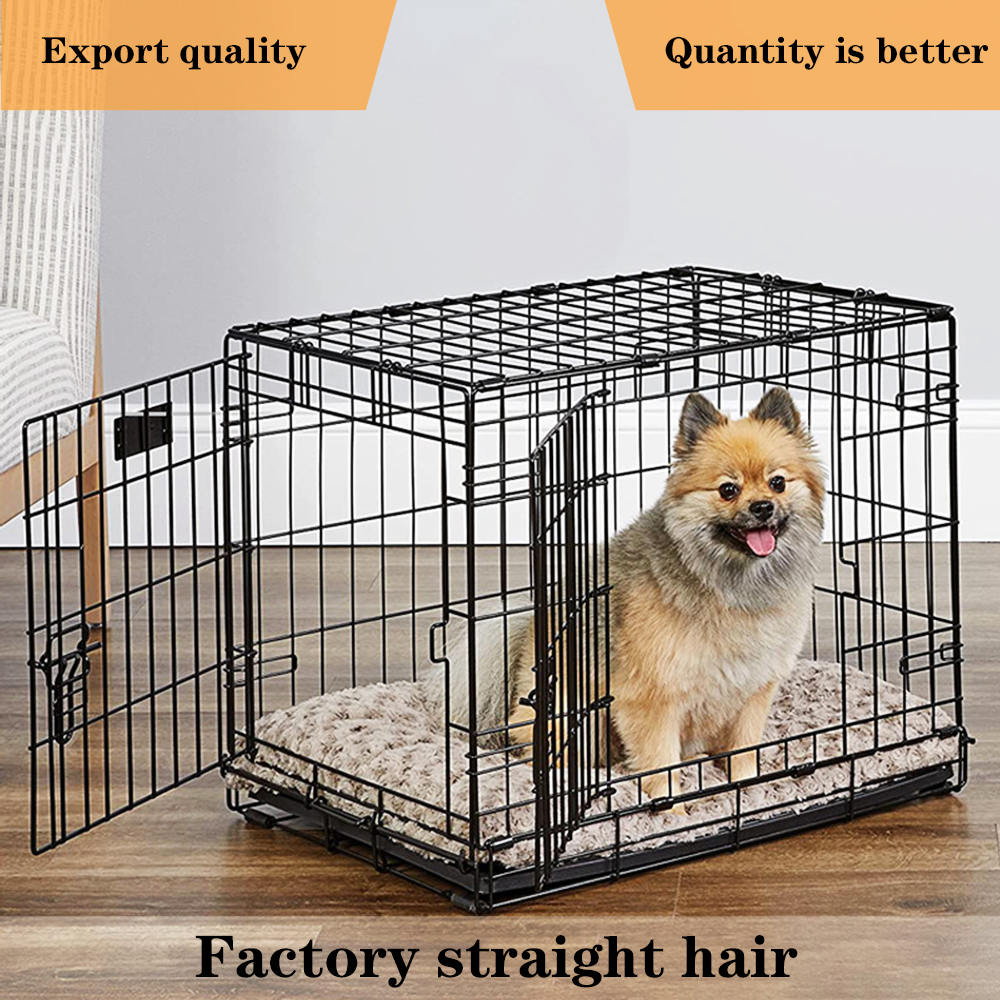Small Folding Dog Cage with Easy-Clean Removable Tray