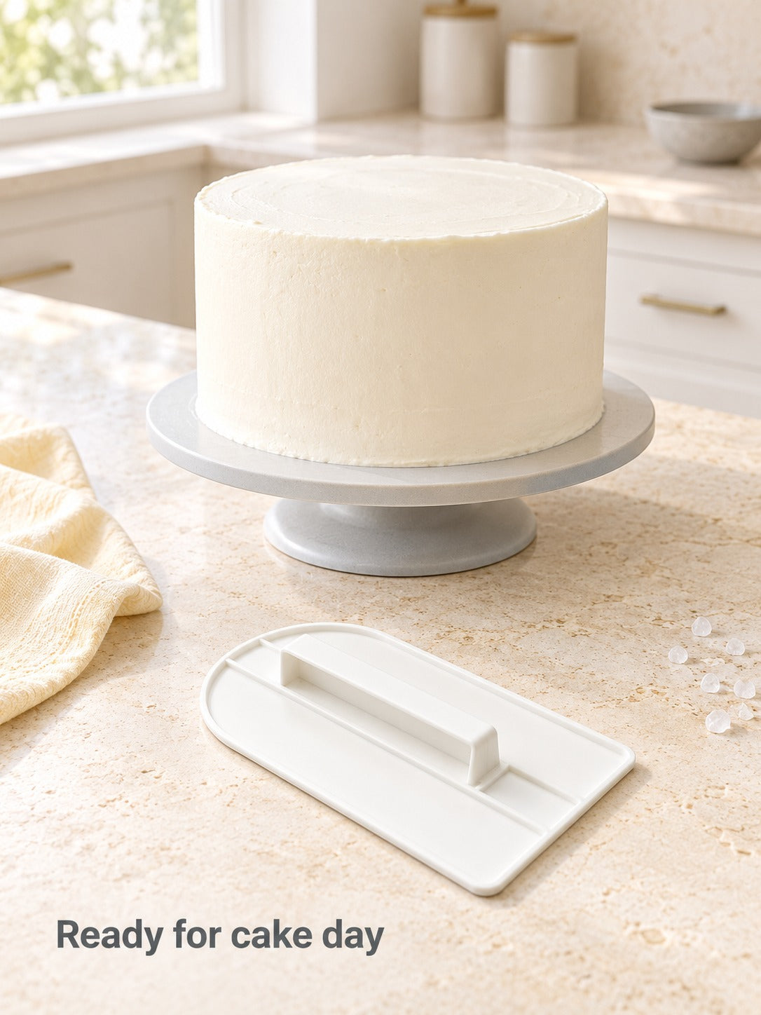 Cake Cream Leveler for Smooth Frosting Sides and Tops