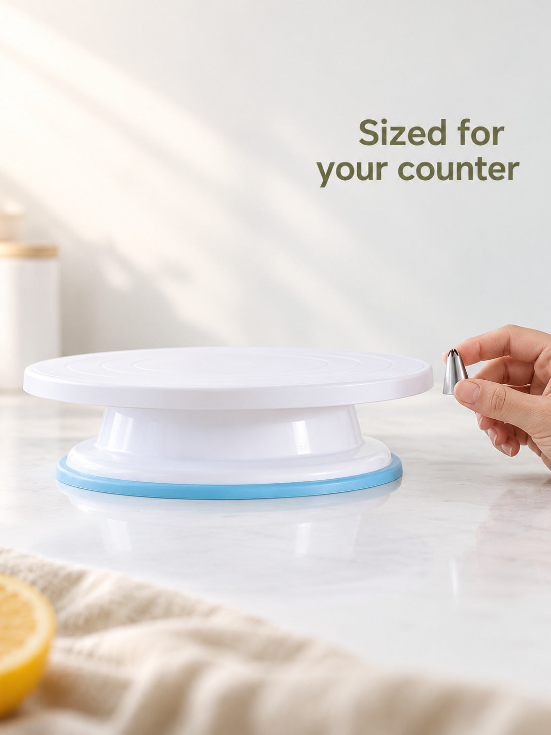 Cake Decorating Set 220 Piece with Turntable & Tips