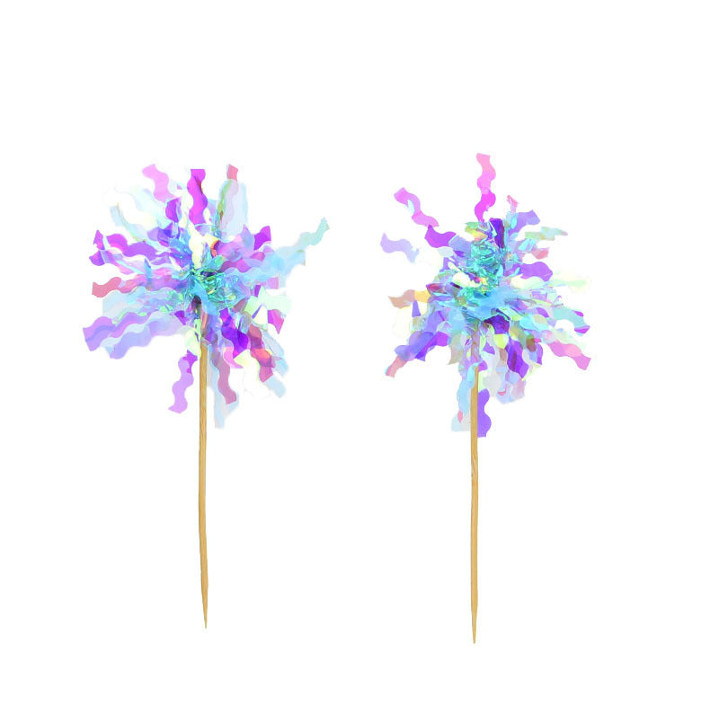 Birthday Cake Toppers, 6 Mixed Picks for Instant Party Look