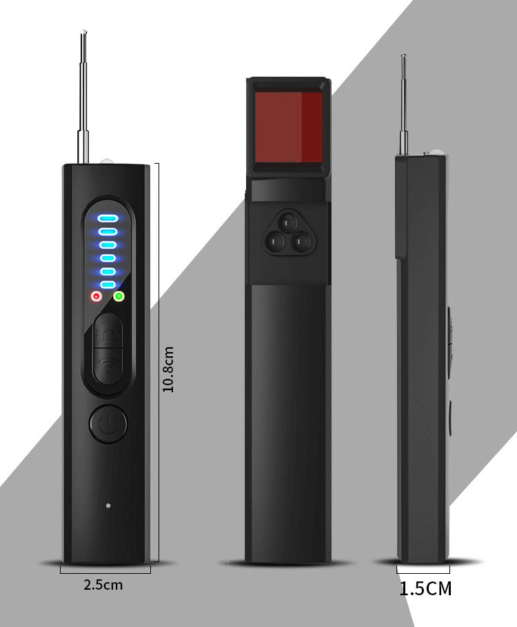 Hidden Camera Detector with RF and Infrared Scanner