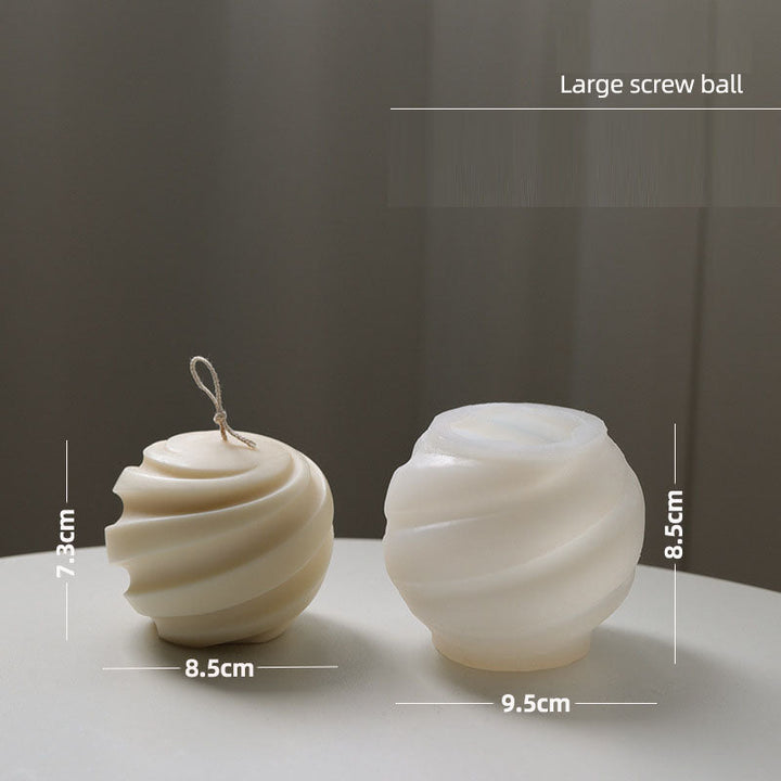 Reusable Geometric Candle Mold for Sculptural DIY Candles