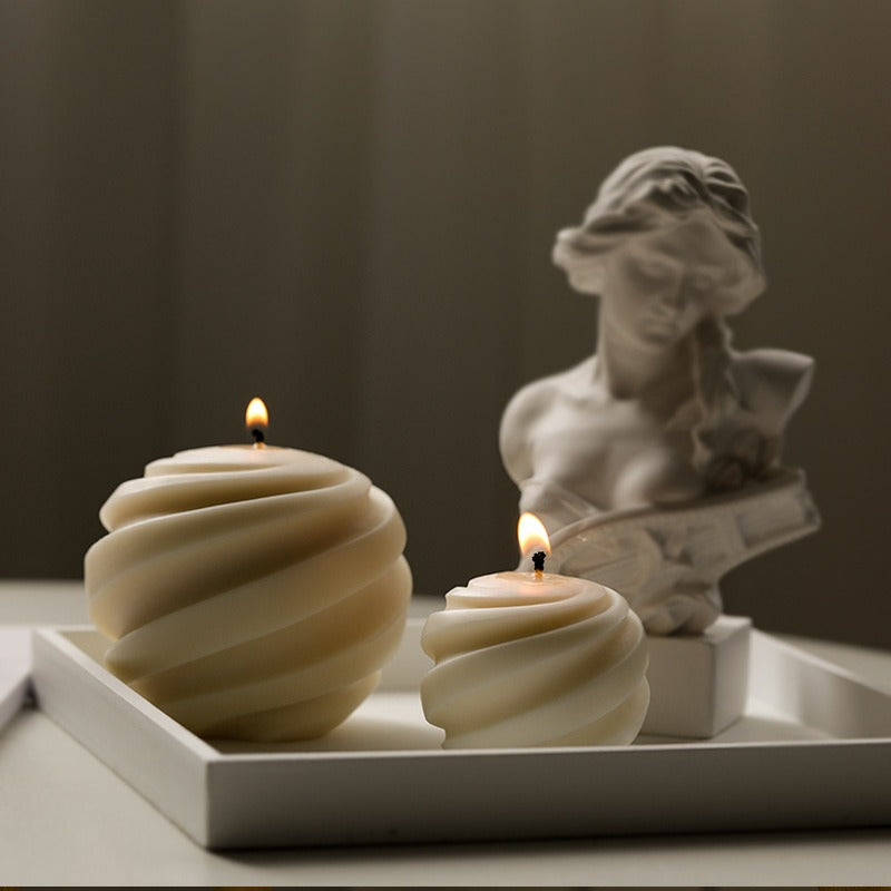 Reusable Geometric Candle Mold for Sculptural DIY Candles