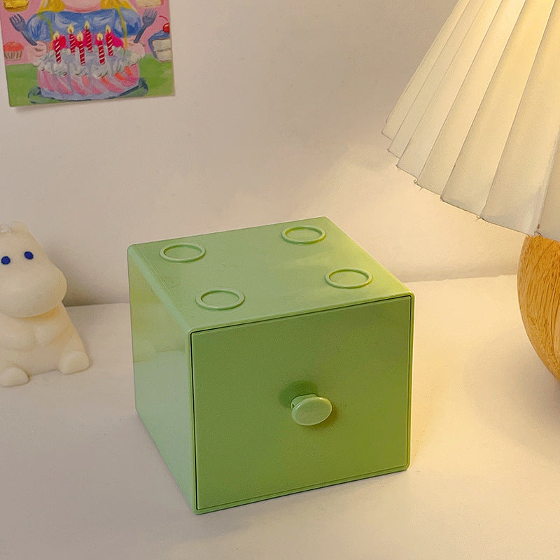 Desktop Storage Organizer Modular Colorful Drawers