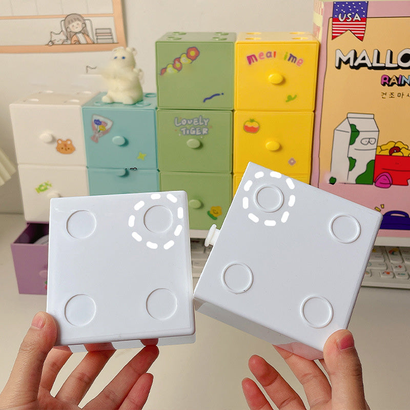 Desktop Storage Organizer Modular Colorful Drawers