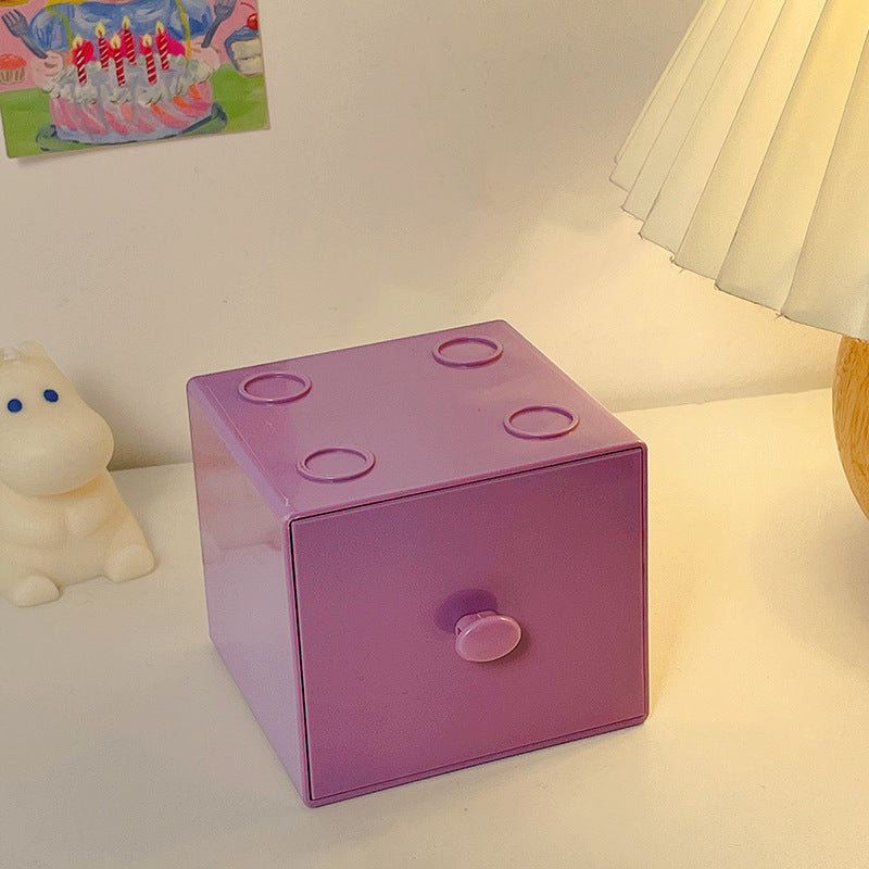 Desktop Storage Organizer Modular Colorful Drawers