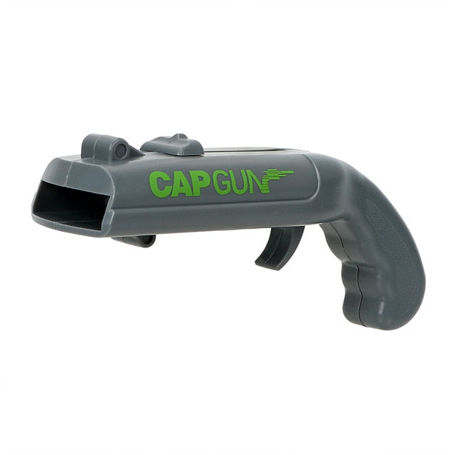 Cap Gun Bottle Opener That Shoots Caps Across the Room