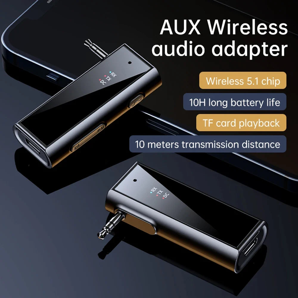 Bluetooth Car Receiver: Wireless Audio for Any AUX Stereo