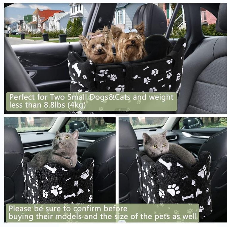 Pet Car Carrier for Small Dogs & Cats | Secure Travel