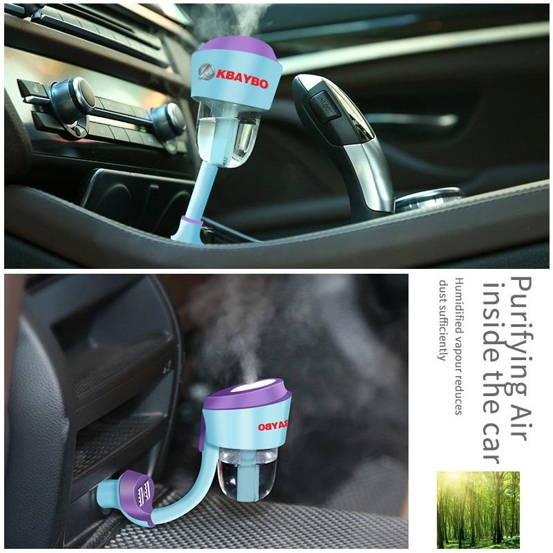 Car Humidifier Aroma Diffuser with USB Charging Ports