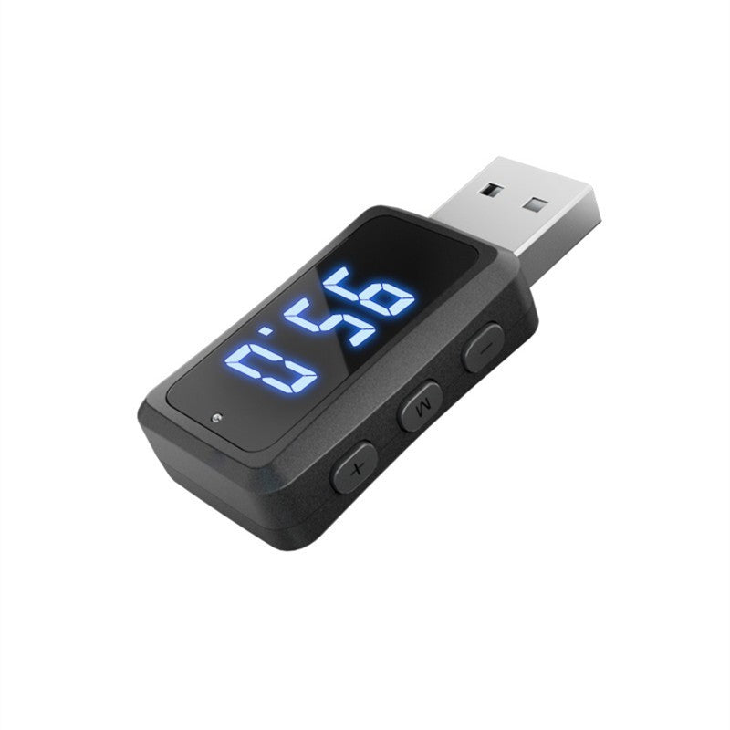 Bluetooth FM Transmitter for Car, USB Plug-In Adapter