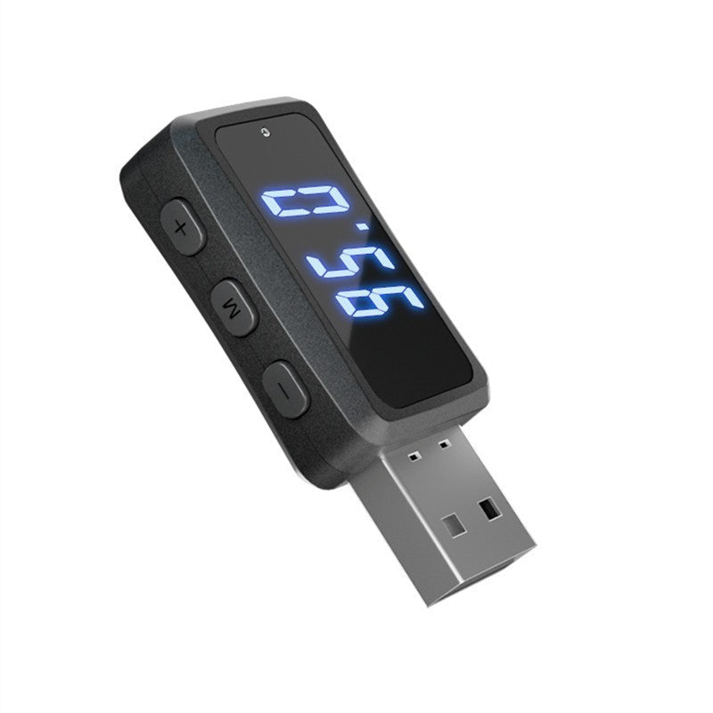 Bluetooth FM Transmitter for Car, USB Plug-In Adapter
