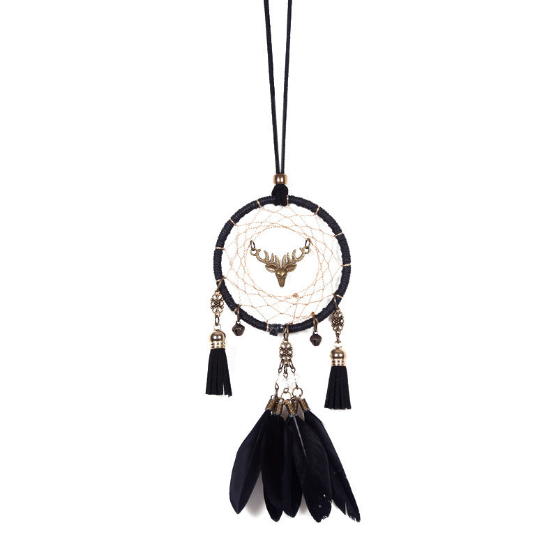 Car Dream Catcher Pendant Set for Boho Interior Style