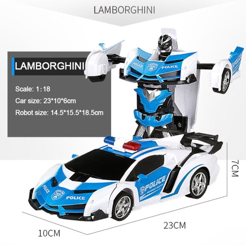 Transforming Car Robot Toy for Two-Mode Imaginative Play