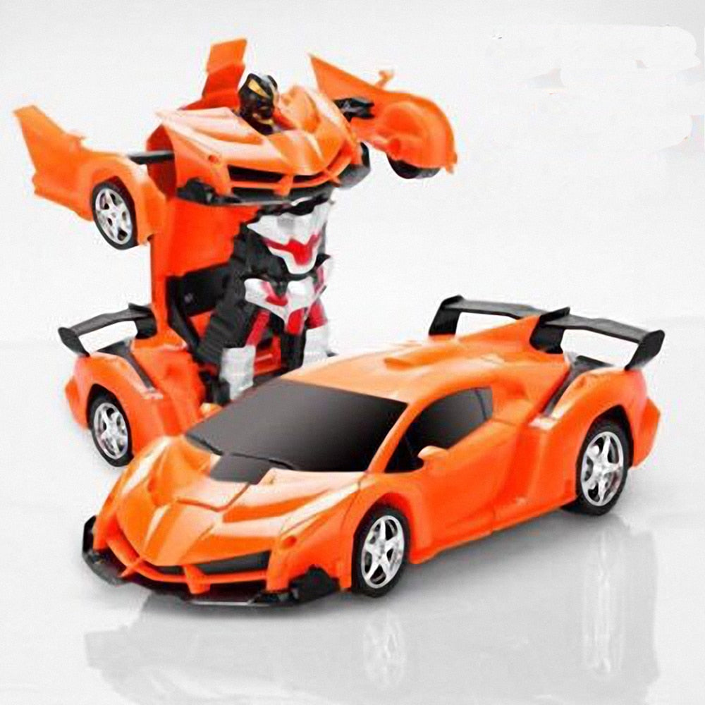 Transforming Car Robot Toy for Two-Mode Imaginative Play