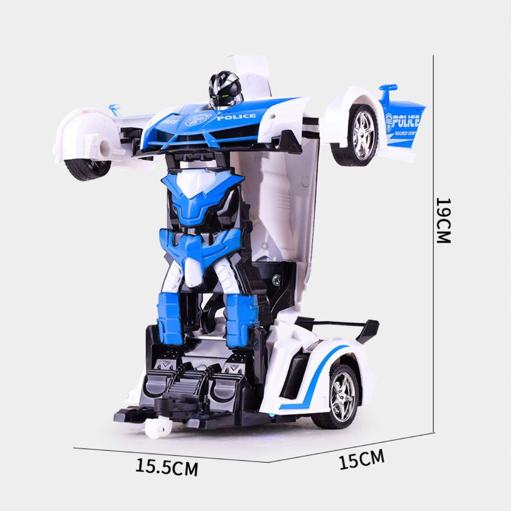 Transforming Car Robot Toy for Two-Mode Imaginative Play