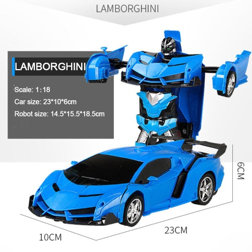 Transforming Car Robot Toy for Two-Mode Imaginative Play