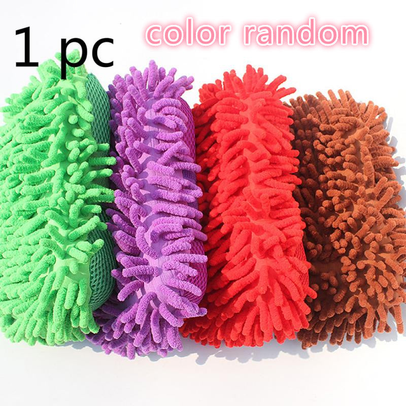 Chenille Car Wash Mitt: Scratch-Free Plush Wash Glove