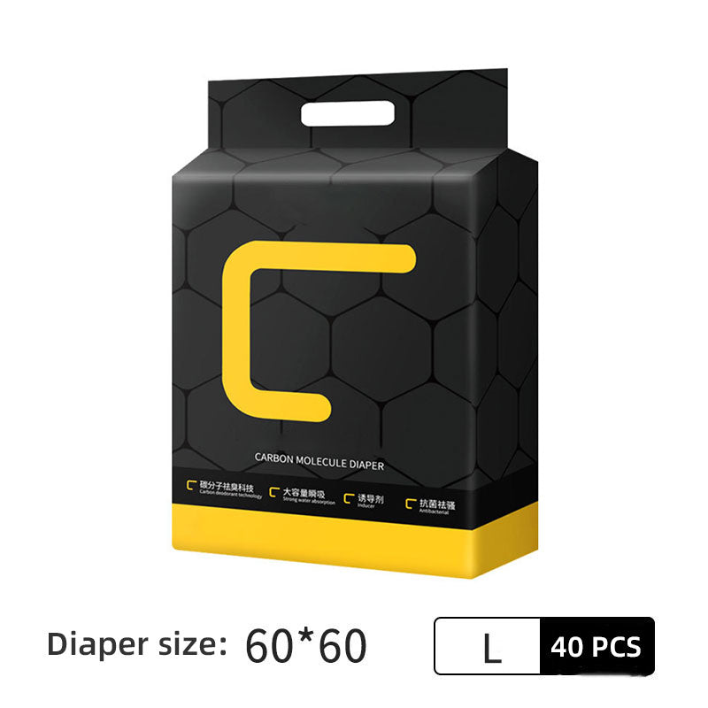 Carbon Dog Urine Pads for Odor Control & Leak Protection