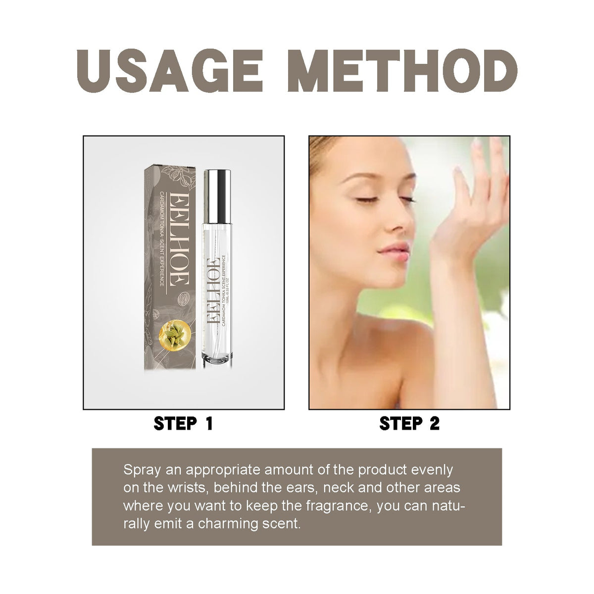 Cardamom Tonka Perfume, Portable Everyday Elegance