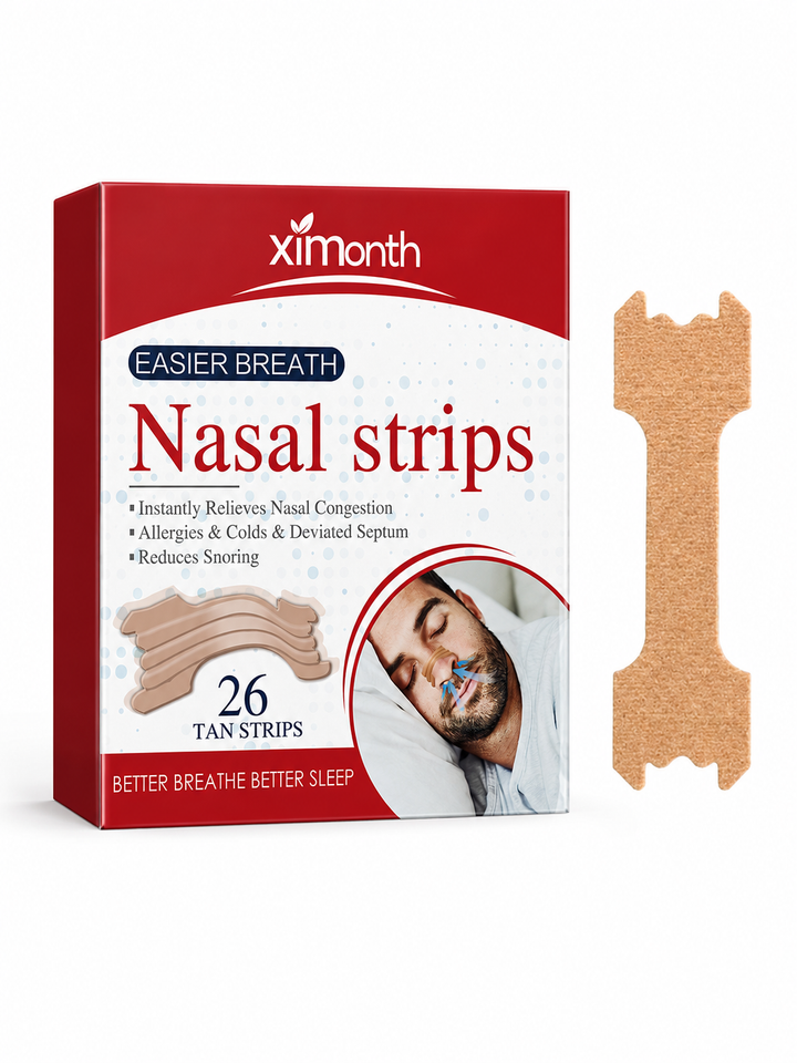 Nasal Strips for Snoring & Congestion Relief — Wake Up Rested