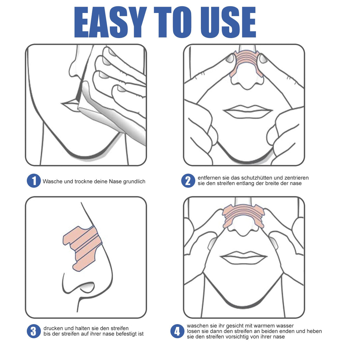 Anti-Snoring Nasal Strips for Quieter, Easier Breathing