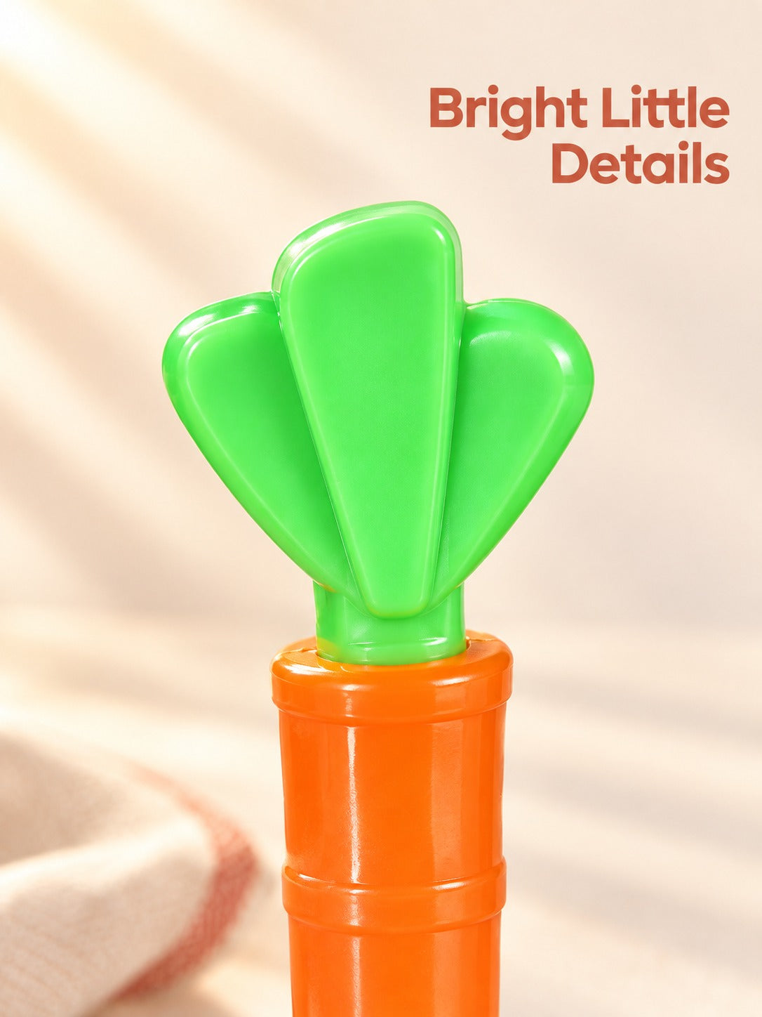 Carrot Bag Clips to Keep Snacks and Milk Powder Sealed
