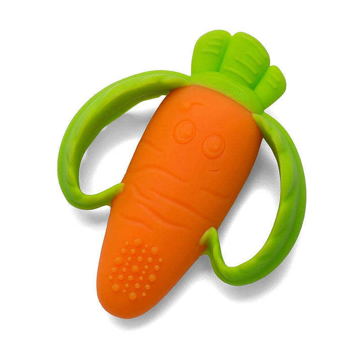 Silicone Baby Teether Carrot for Gentle Teething Relief