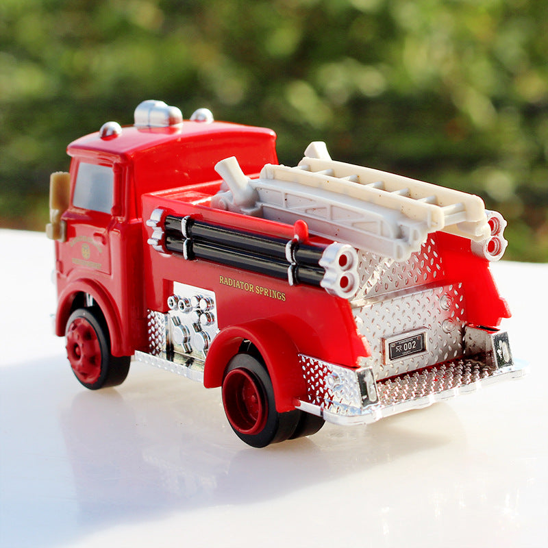 Alloy Fire Truck Toy Car for Imaginative Play Display