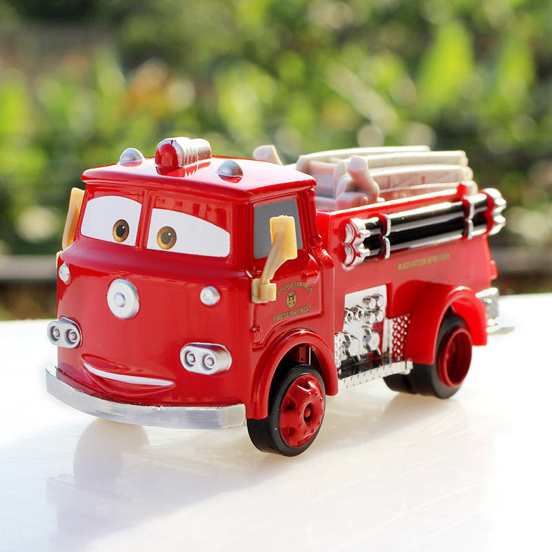 Alloy Fire Truck Toy Car for Imaginative Play Display