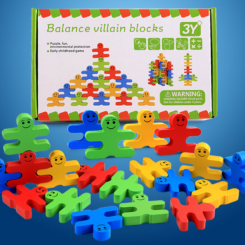 Wooden Balance Stacking Toy for Creative Early Learning
