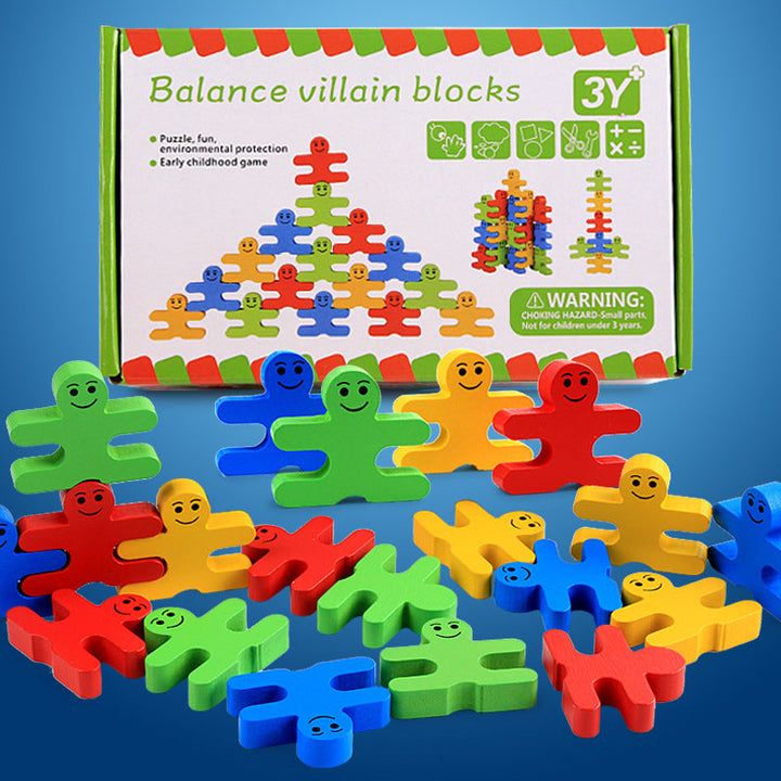 Wooden Balance Stacking Toy for Creative Early Learning