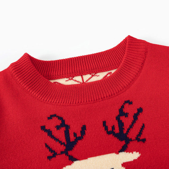 Children's Christmas Sweater – Cozy Reindeer Knit