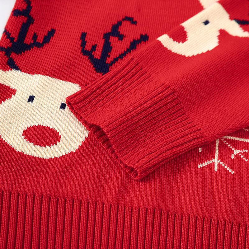 Children's Christmas Sweater – Cozy Reindeer Knit