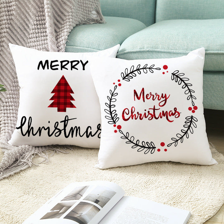 Christmas Pillow Covers for Festive Sofa and Home Decor
