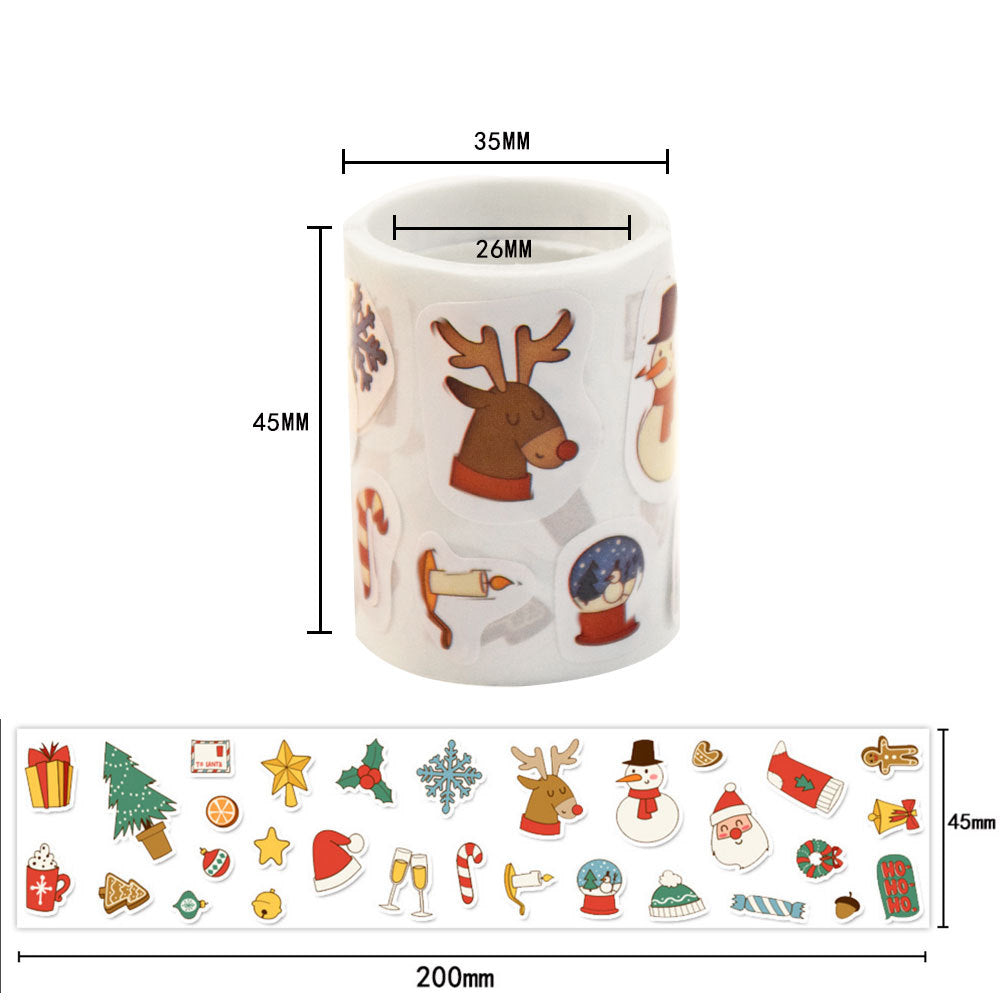 Christmas Gift Labels & Cartoon Stickers for Packages