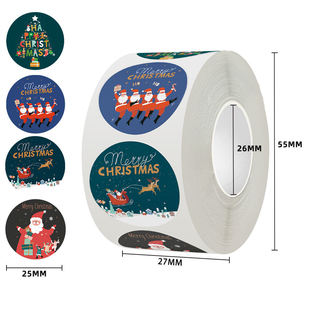 Christmas Gift Labels & Cartoon Stickers for Packages