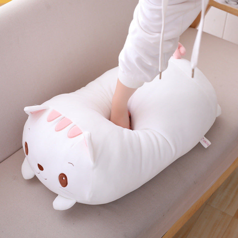 Oversized Cuddly Cartoon Plush Pillow for Cozy Lounging