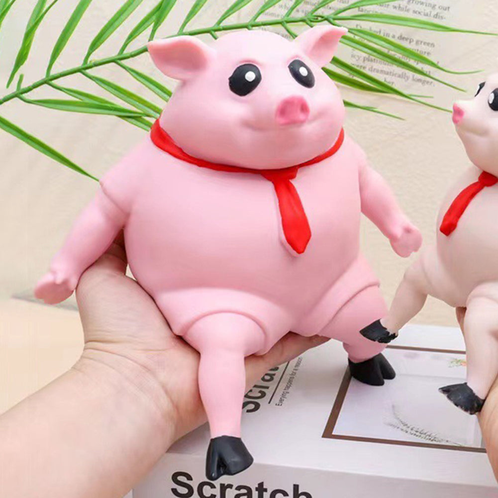 Pink Pig Stress Relief Toy for Playful Desk Breaks