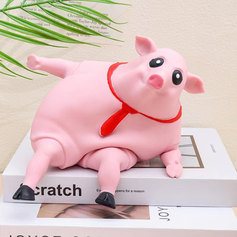 Pink Pig Stress Relief Toy for Playful Desk Breaks