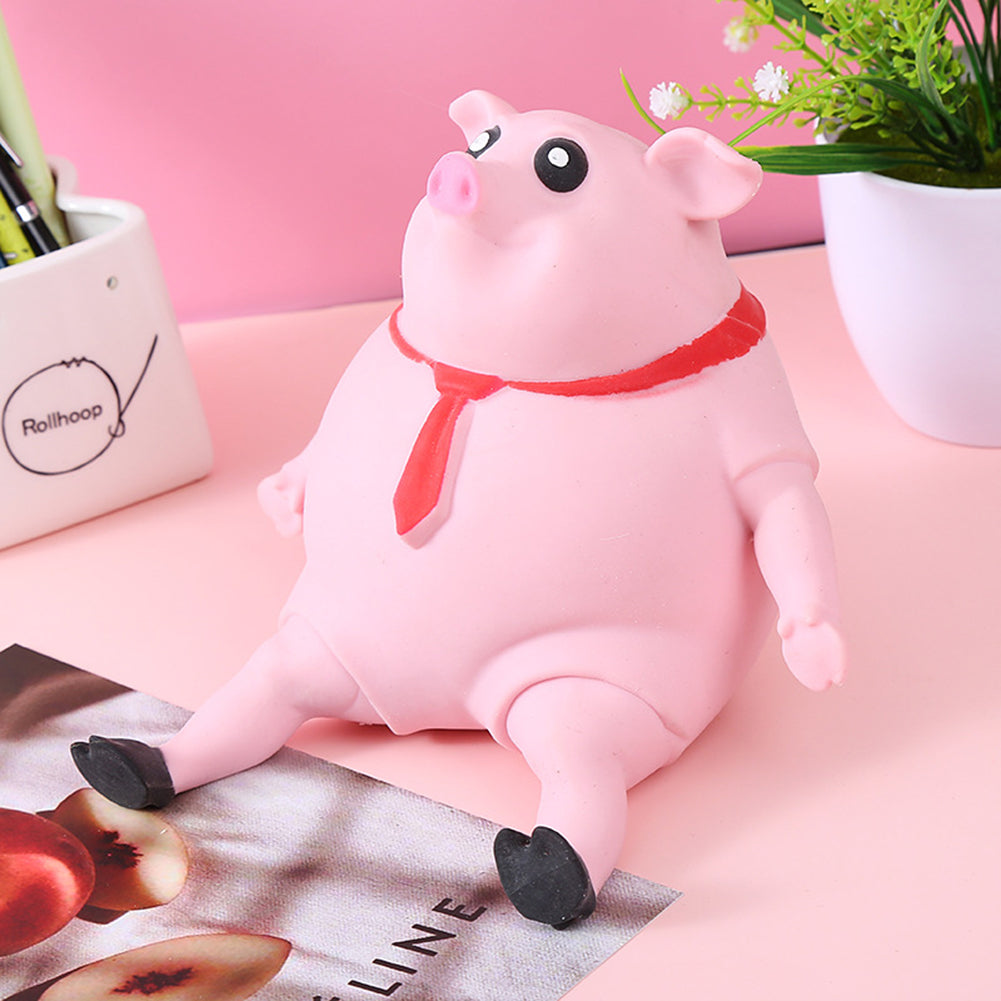 Pink Pig Stress Relief Toy for Playful Desk Breaks