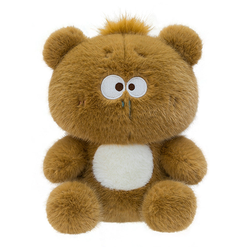 Cartoon Fox Plush Toy for Soft, Playful Room Decor