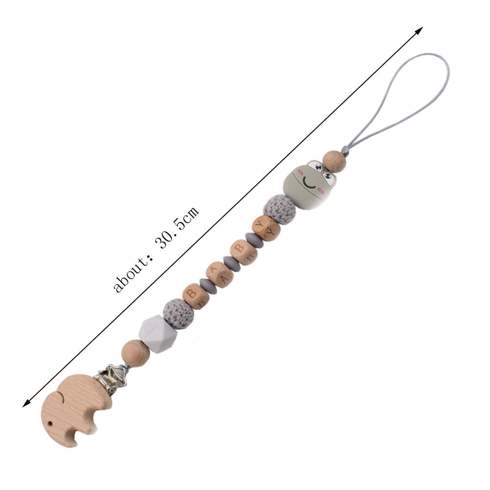 Silicone Pacifier Chain for Easy Baby Access Outdoors