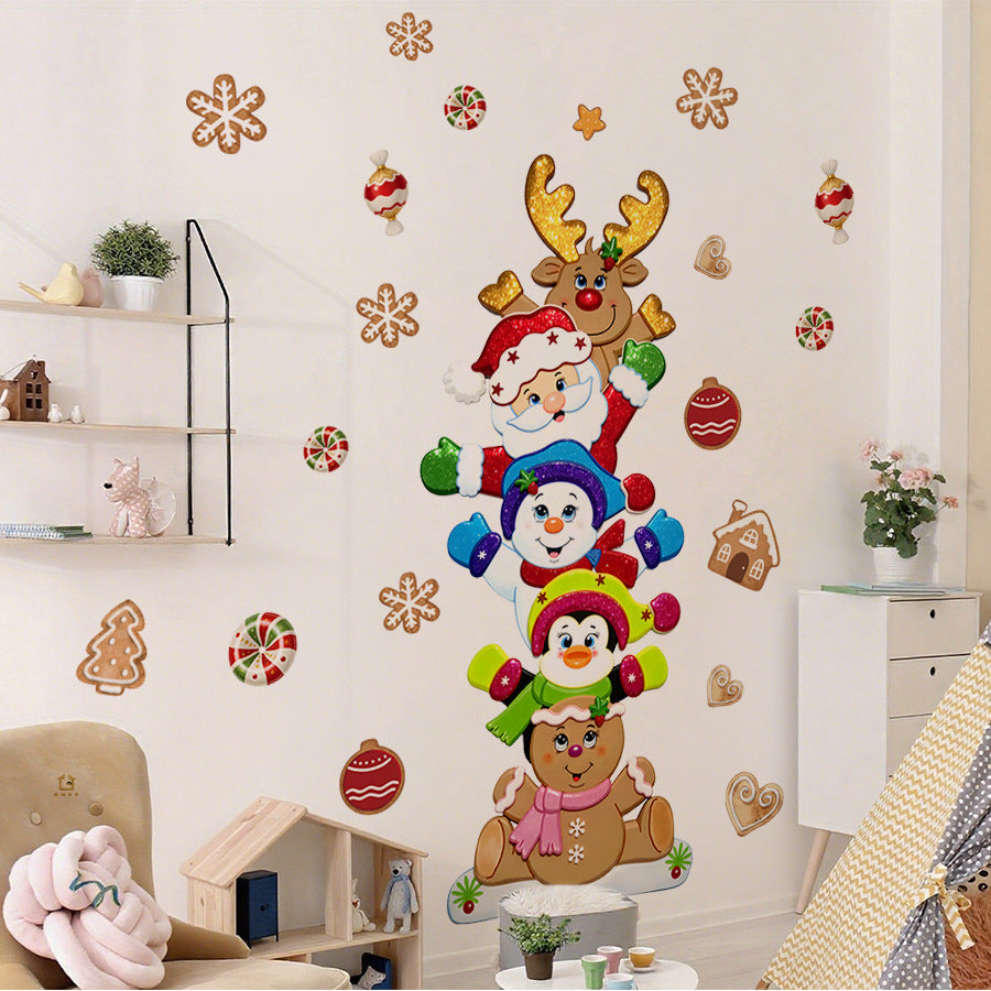 Christmas Wall Decals for Festive Space-Saving Decor