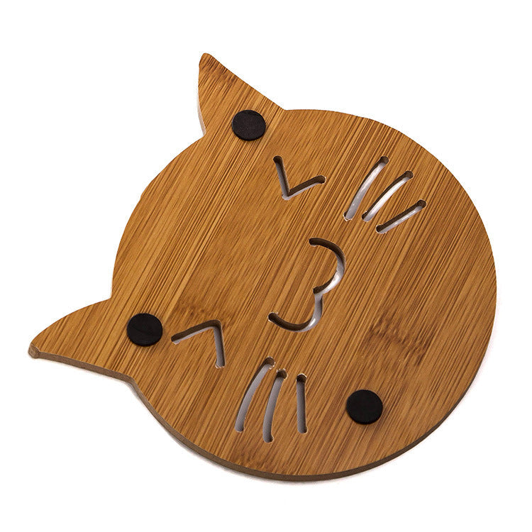 Bamboo Heat-Proof Coaster Set That Protects Your Table