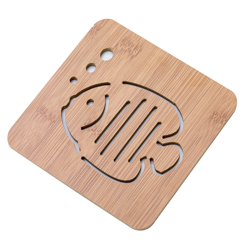 Bamboo Heat-Proof Coaster Set That Protects Your Table