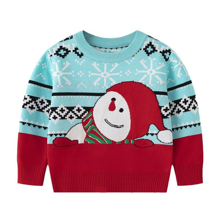 Snowman Baby Sweater for Cozy Festive Winter Looks